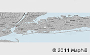 Gray Panoramic Map of ZIP code 11010