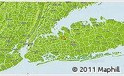Physical 3D Map of ZIP code 11020
