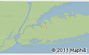 Savanna Style 3D Map of ZIP code 11020, single color outside