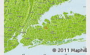 Physical Map of ZIP code 11020