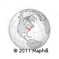 Outline Map of ZIP Code 11020