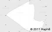 Silver Style Simple Map of ZIP code 11020
