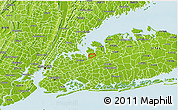 Physical 3D Map of ZIP code 11021