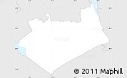 Silver Style Simple Map of ZIP code 11021