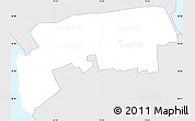 Silver Style Simple Map of ZIP code 11023