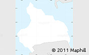 Silver Style Simple Map of ZIP code 11024