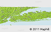 Physical Panoramic Map of ZIP code 11042
