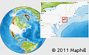 Physical Location Map of ZIP code 11096, highlighted country, highlighted county