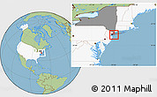 Savanna Style Location Map of ZIP code 11096, highlighted country, highlighted state