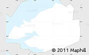 Silver Style Simple Map of ZIP code 11096