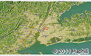 Satellite 3D Map of ZIP code 11101