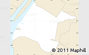 Classic Style Simple Map of ZIP code 11101