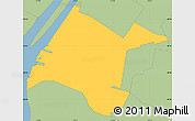 Savanna Style Simple Map of ZIP code 11101