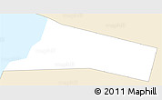 Classic Style Simple Map of ZIP code 11109