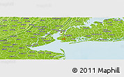 Physical Panoramic Map of ZIP code 11204