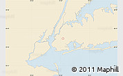 Classic Style Map of ZIP code 11213, single color outside