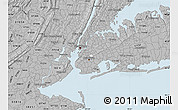 Gray Map of ZIP code 11213