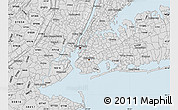 Silver Style Map of ZIP code 11213
