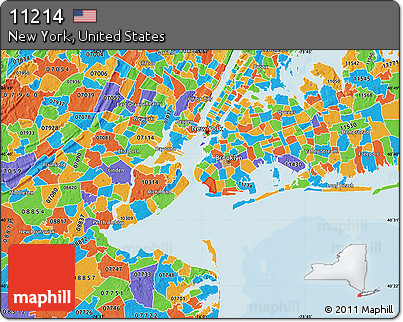 Political Map of ZIP Code 11214