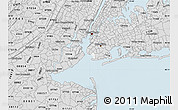 Silver Style Map of ZIP code 11214