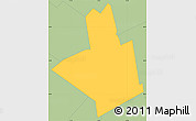 Savanna Style Simple Map of ZIP code 11218