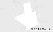 Silver Style Simple Map of ZIP code 11218