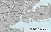 Gray 3D Map of ZIP code 11221