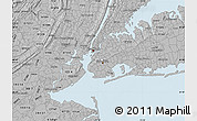 Gray Map of ZIP code 11225