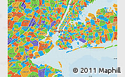 Political Map of ZIP code 11225