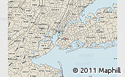 Shaded Relief Map of ZIP code 11225