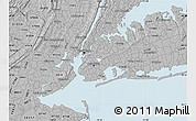 Gray Map of ZIP code 11233