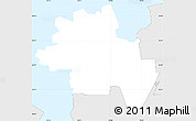 Silver Style Simple Map of ZIP code 11356