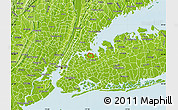 Physical Map of ZIP code 11357