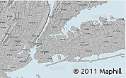 Gray 3D Map of ZIP code 11358