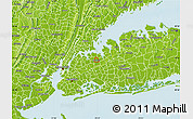 Physical Map of ZIP code 11358
