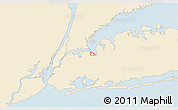 Classic Style 3D Map of ZIP code 11360, single color outside