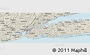 Shaded Relief Panoramic Map of ZIP code 11360