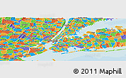 Political Panoramic Map of ZIP code 11377