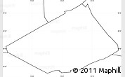 Blank Simple Map of ZIP code 11379, no labels
