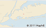 Classic Style 3D Map of ZIP code 11411, single color outside