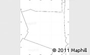 Blank Simple Map of ZIP code 11411