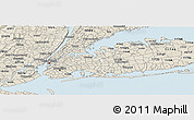 Classic Style Panoramic Map of ZIP code 11426