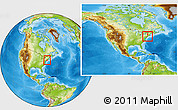 Physical Location Map of ZIP code 11427, within the entire country