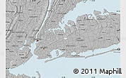 Gray Map of ZIP code 11427