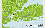 Physical Map of ZIP code 11427