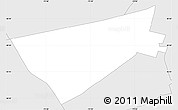 Silver Style Simple Map of ZIP code 11427