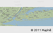 Savanna Style Panoramic Map of ZIP code 11432