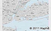 Silver Style Map of ZIP code 11434