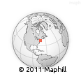 Outline Map of ZIP Code 11501