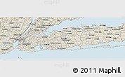 Classic Style Panoramic Map of ZIP code 11501